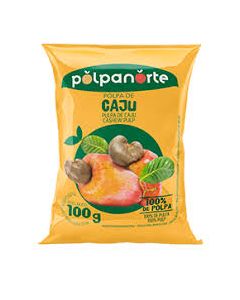 Polpa de Caju Polpa Norte 400g (4 x 100g)