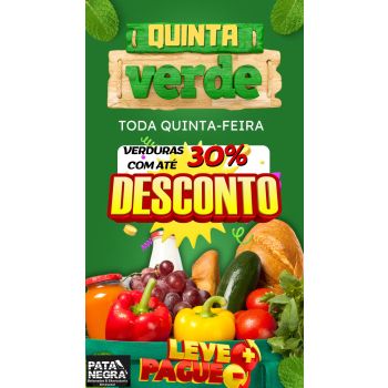 “Quinta Verde” Toda Quinta-Feira Verduras Com Até 30% De Desconto