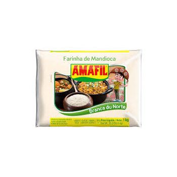 Farinha De Mandioca  Branca Du Norte Amafil 1Kg