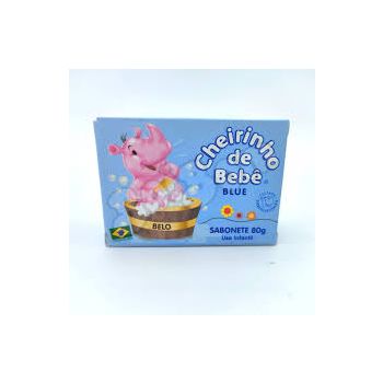Sabonete    Cheirinho De Bebe Blue 80G
