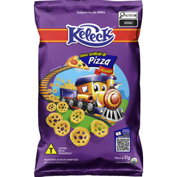 Salgadinho de milho sabor pizza keleek 51g
