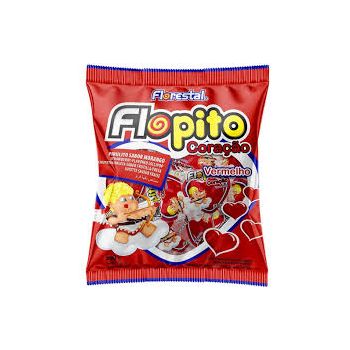 Pirulito Coração  Vermelho 50Grs