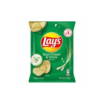 Lays Potato Chips Sour & Cream 110g