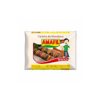 Farinha de Mandioca Branca Fina Amafil 500g 