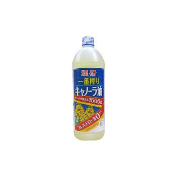 Óleo Canola Riken Nosan Ichiban Shibori 1500g (理研農産 一番搾り キャノーラ油)