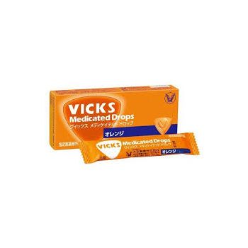 Vicks Balas Medicinais Sabor Laranja 20 Unidades