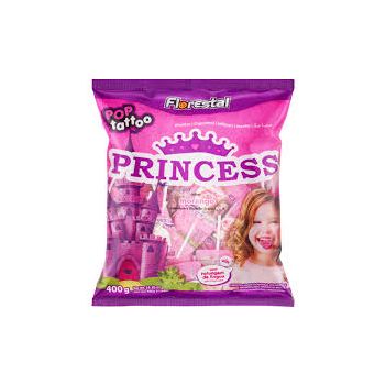 Pirulito Princess Sabor Morango 48Grs