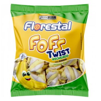 Marshmallow Recheado Sabor Banana Florestal 220g