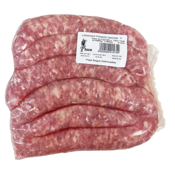 Linguiça De Frango Com Bacon - Pata Negra Defumados (~700-800g))