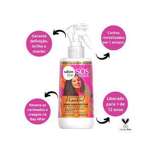 Creme Para Pentear Antiporosidade Fluido Salon Line  300Ml