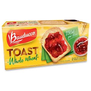 Bauducco Torrada Whole Wheat 142G
