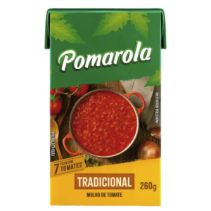 Molho De Tomate Pomarola Tetra Pak 260G