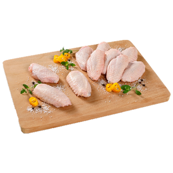 Meio da Asa de Frango Temperado 500g 