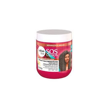 S.O.S Cachos Reparação E Brilho Máscara De Hidratação Intensa 500G
