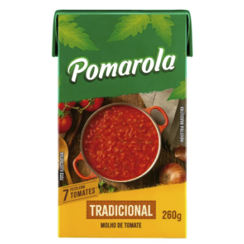 Molho De Tomate Pomarola Tetra Pak 260G