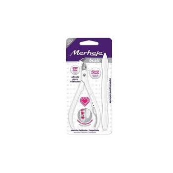 Super Alicate Merheje Basic para Cutículas com Espátula