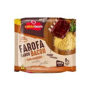 Farofa Sabor Bacon Com Croutons Caldo Bom 250G