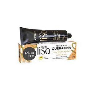 Meu Liso Queratina   Restauração Intensa Salon Line 80G