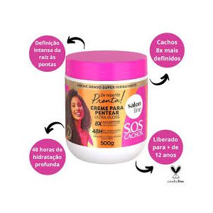 Creme Para Pentear Ultra Gloss Salon Line 500G
