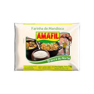 Farinha De Mandioca  Branca Du Norte Amafil 1Kg