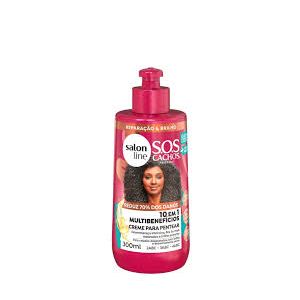 Salon Line 10 Em 1 Multibeneficios. 300Ml Creme Para Pentear