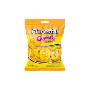 Balas De  Gomas Bananas 60Grs