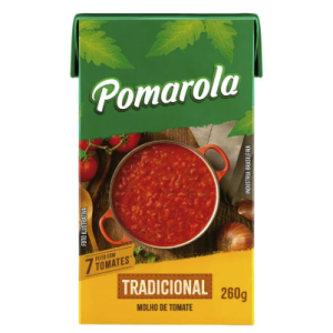 Molho De Tomate Pomarola Tetra Pak 260G