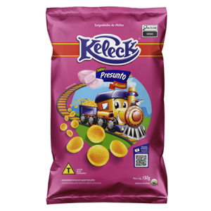 Salgadinho de milho sabor presunto   keleek 51g