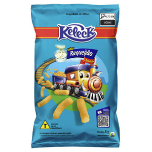 Salgadinho de milho sabor requeijão   keleek 51g