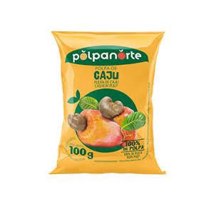 Polpa de Caju Polpa Norte 400g (4 x 100g)