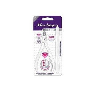 Super Alicate Merheje Basic para Cutículas com Espátula