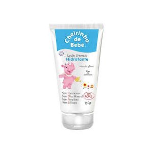 Loção Cremosa Hidratante   Cheirinho De Bebe 160G