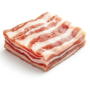 Panceta  De Porco Com Couro Em Bloco (~1Kg)