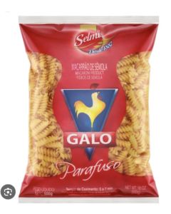 Macarrão  De Sêmola Parafuso Galo 500G
