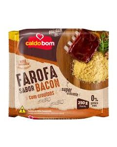 Farofa Sabor Bacon Com Croutons Caldo Bom 250G