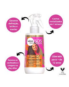 Creme Para Pentear Antiporosidade Fluido Salon Line  300Ml