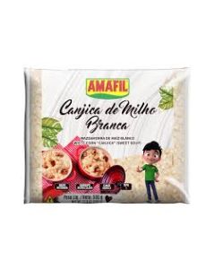 Canjica de Milho Branca Amafil  500g