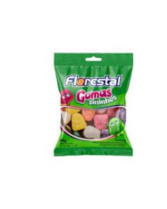 Balas De  Gomas Sininhos 60 Grs