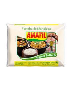 Farinha De Mandioca  Branca Du Norte Amafil 1Kg
