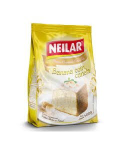 Mistura Preparada Para Bolo  Banana  Com Canela Neilar 400G