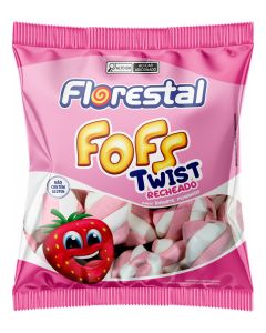 Marshmallow Recheado Sabor Iogurte Morango Florestal 220g