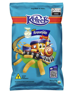 Salgadinho de milho sabor requeijão   keleek 51g