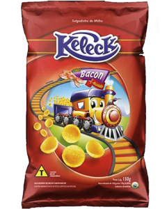Salgadinho de milho sabor bacon  keleek 51g