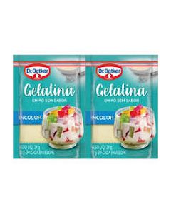 Gelatina Em Pó Sem Sabor Dr Oetker  Sachê Duplo 24G