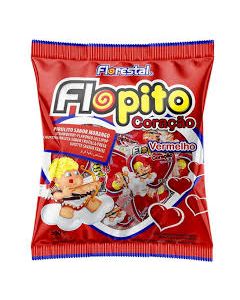 Pirulito Coração  Vermelho 50Grs